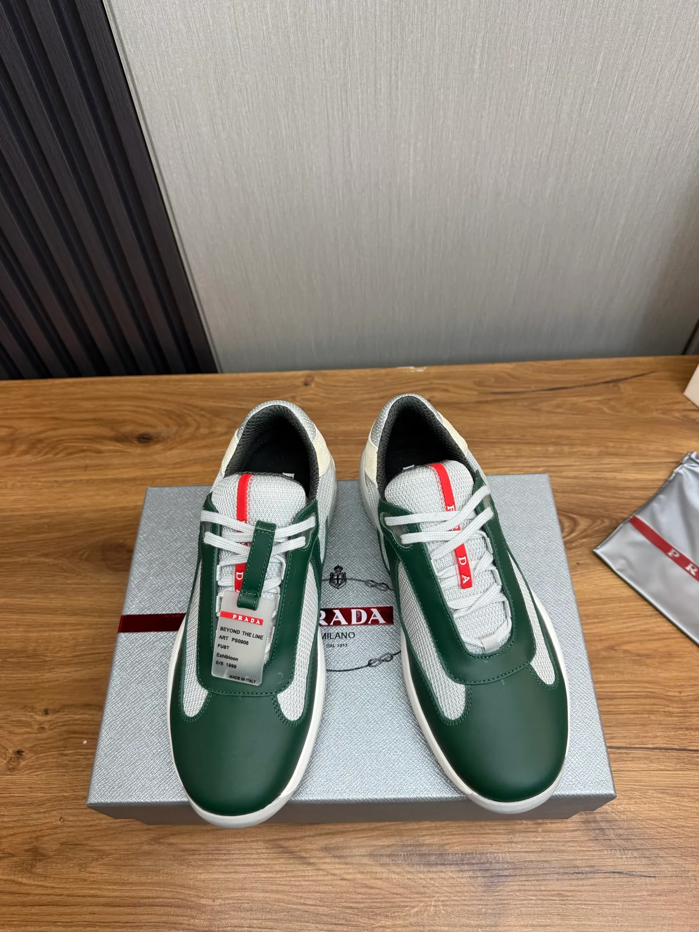 Men's shoes 💰560💰 [PRADA] Men's shoes are popular in the counter, official website is synchronized, 1 high-quality shipment ✔️Original cowhide upper + cowhide lining, 1🆚1 replica, original sole, 38-45 (45 customized, non-refundable)